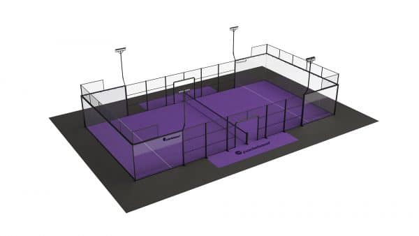 Lapangan Padel Semi-Panoramic