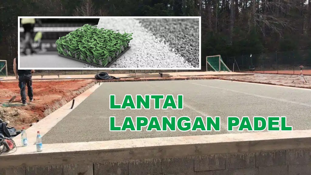 lantai lapangan padel